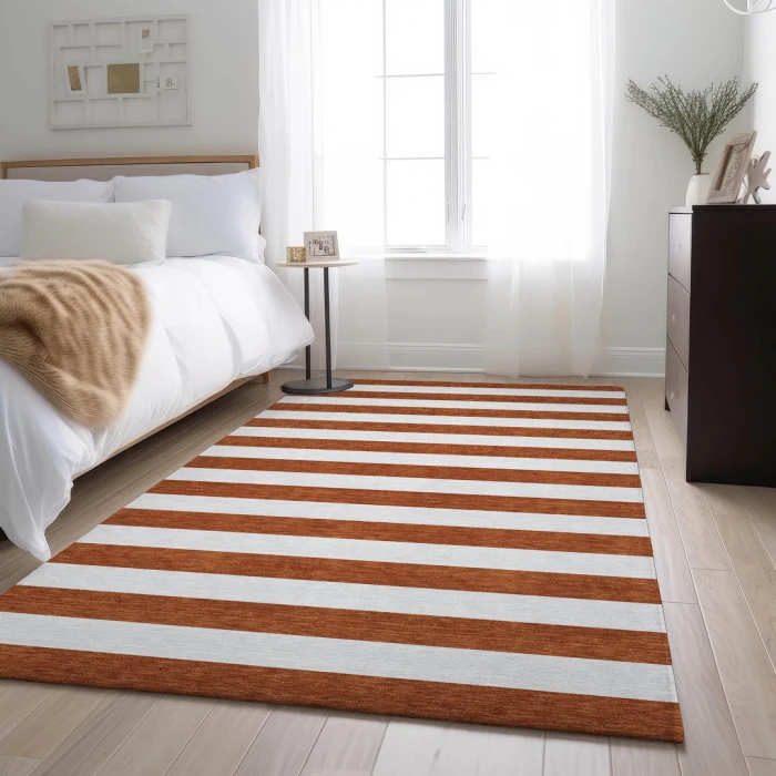 Addison Mayfield Orange AMF528 8ft. x 10ft. Rect. Rug
