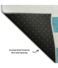 Addison Mayfield Teal AMF528 5ft. x 7ft. 6in. Rect. Rug