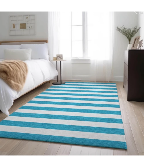 Addison Mayfield Teal AMF528 5ft. x 7ft. 6in. Rect. Rug