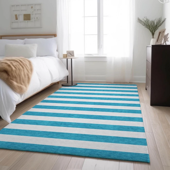 Addison Mayfield Teal AMF528 9ft. x 12ft. Rect. Rug