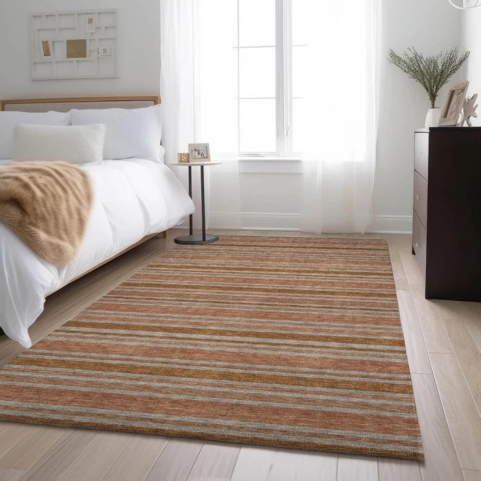 Addison Mayfield Orange AMF531 8ft. x 10ft. Rect. Rug