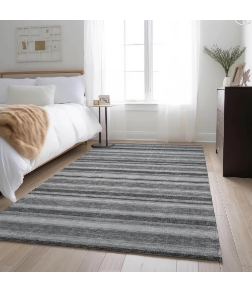 Addison Mayfield Gray AMF531 - 8ft. Round Rug