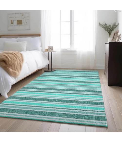 Addison Mayfield Teal AMF531 8ft. x 10ft. Rect. Rug
