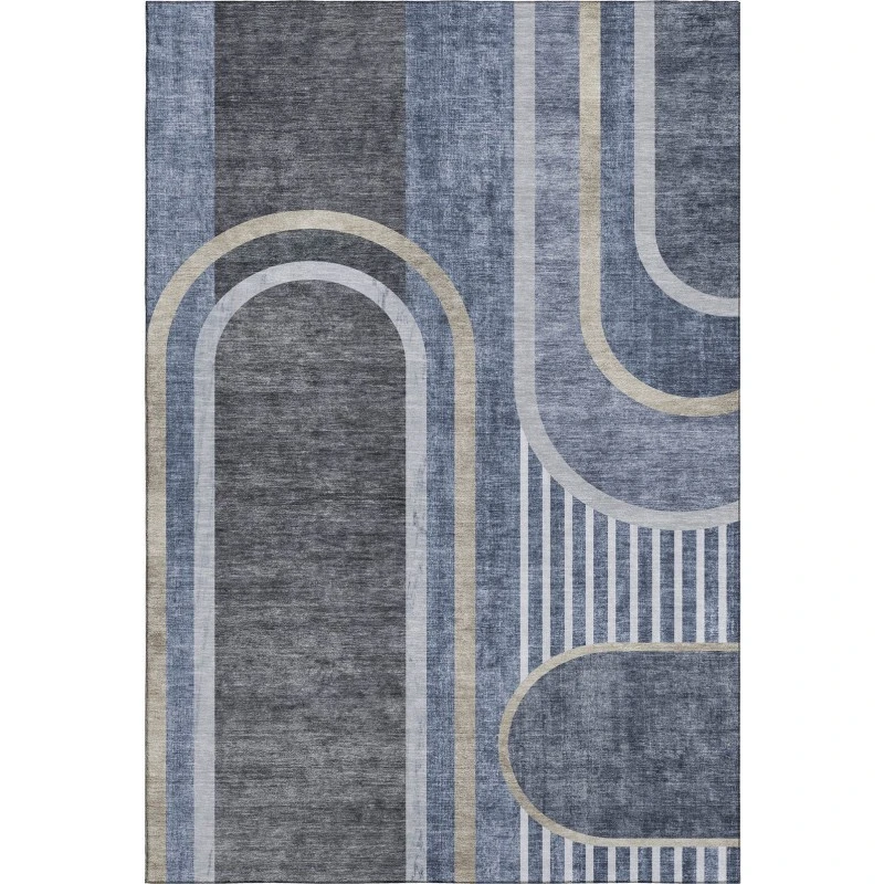 Addison Mayfield Blue AMF532 2ft. 3in. x 7ft. 6in. Rect. Rug