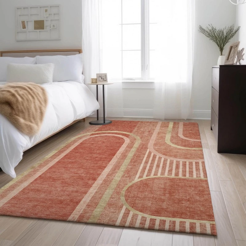 Addison Mayfield Orange AMF532 5ft. x 7ft. 6in. Rect. Rug