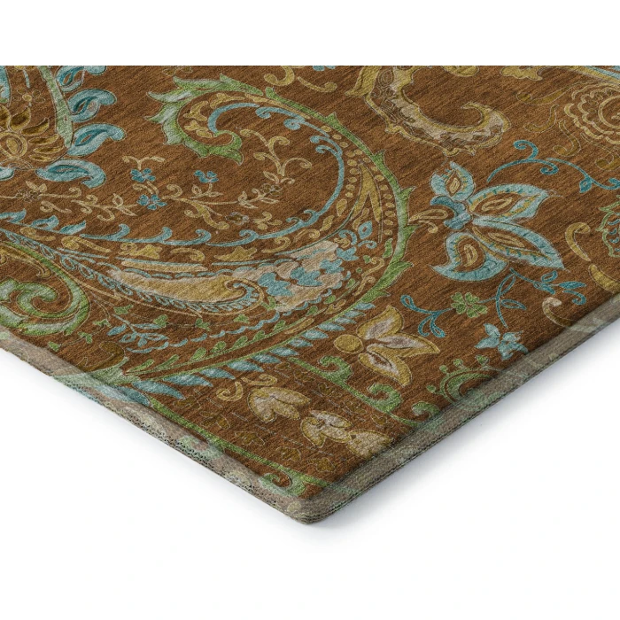 Addison Mayfield Orange AMF533 2ft. 3in. x 7ft. 6in. Rect. Rug