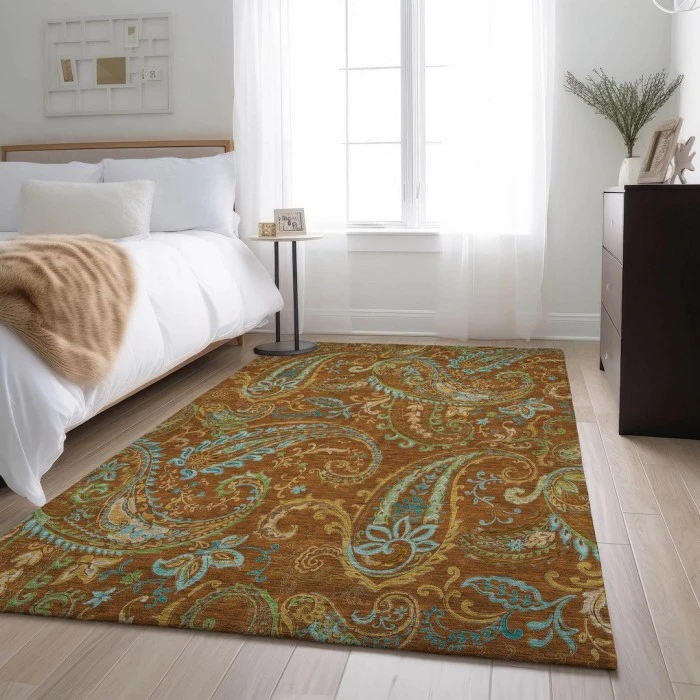 Addison Mayfield Orange AMF533 2ft. 3in. x 7ft. 6in. Rect. Rug