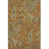 Addison Mayfield Orange AMF533 - 8ft. Round Rug