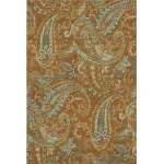 Addison Mayfield Orange AMF533 - 8ft. Round Rug