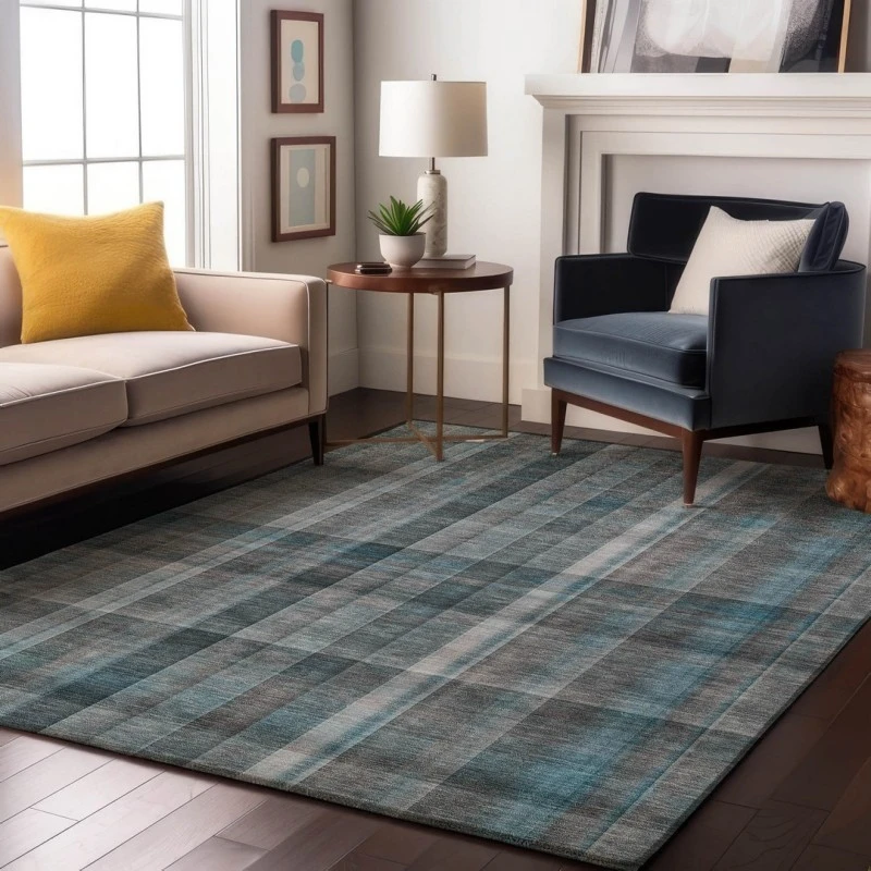 Addison Mayfield Teal AMF534 5ft. x 7ft. 6in. Rect. Rug