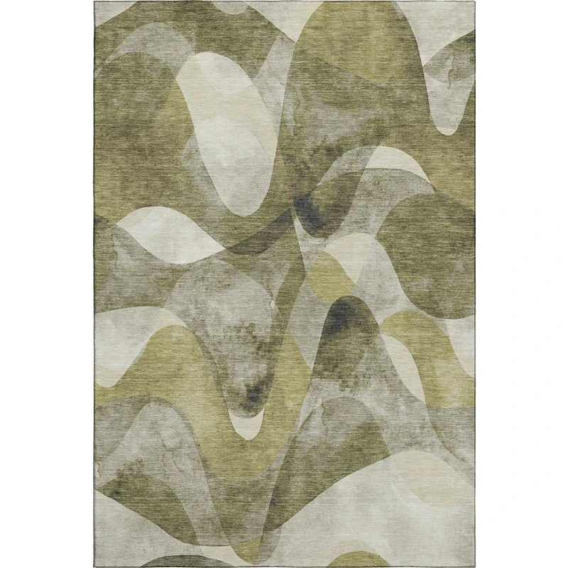 Addison Mayfield Green AMF536 - 8ft. Round Rug