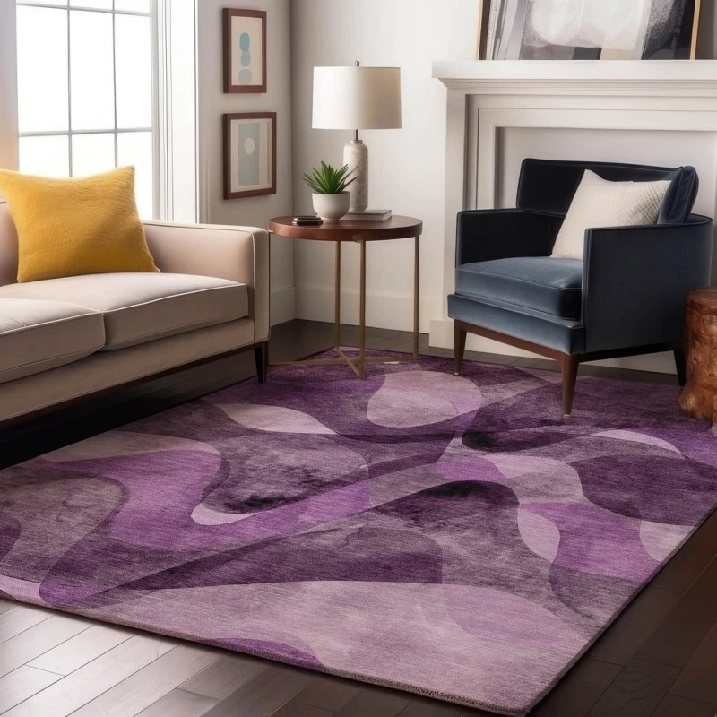 Addison Mayfield Purple AMF536 8ft. x 10ft. Rect. Rug