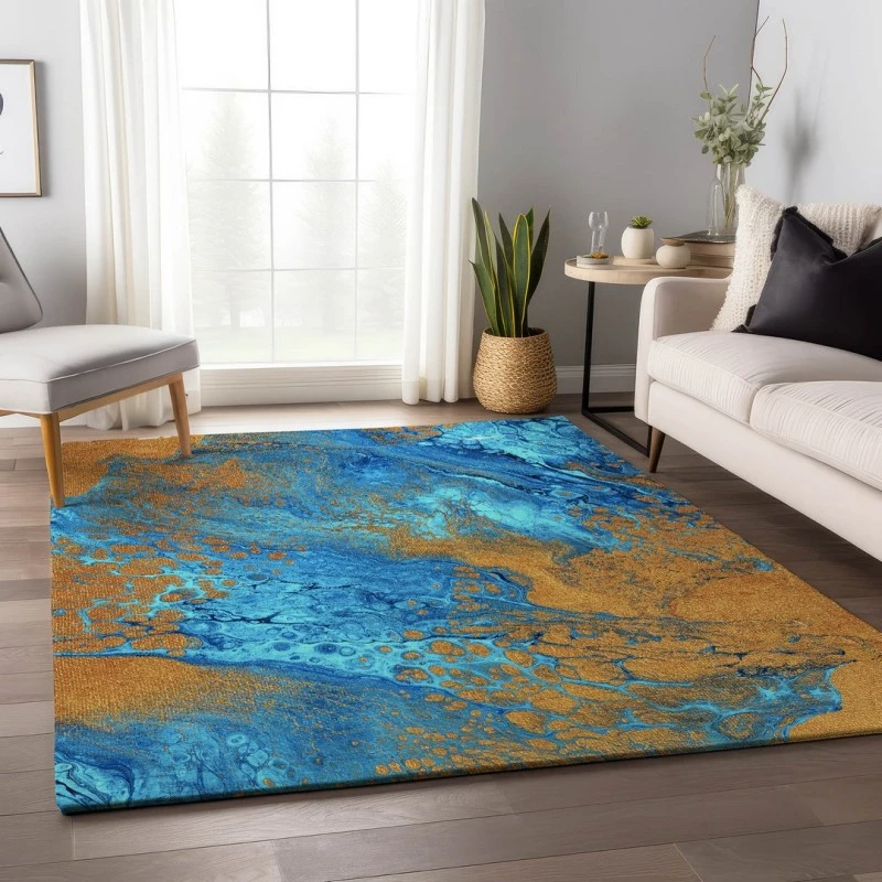 Addison Mayfield Blue AMF53 5ft. x 7ft. 6in. Rect. Rug