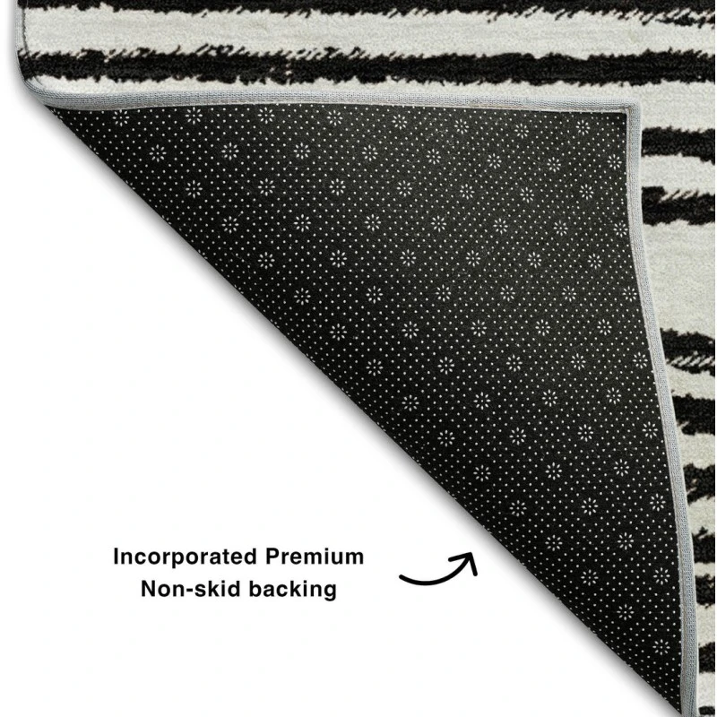 Addison Mayfield Black AMF540 2ft. 3in. x 7ft. 6in. Rect. Rug