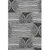Addison Mayfield Black AMF540 - 8ft. Round Rug