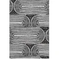 Addison Mayfield Black AMF540 2ft. 3in. x 7ft. 6in. Rect. Rug