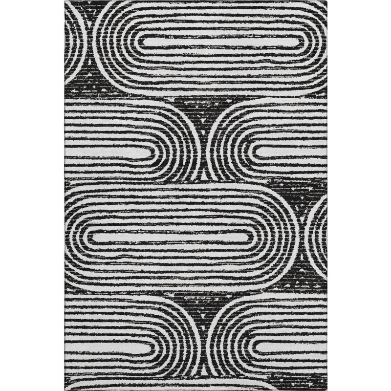 Addison Mayfield Black AMF540 2ft. 3in. x 7ft. 6in. Rect. Rug