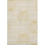 Addison Mayfield Gold AMF540 - 8ft. Round Rug