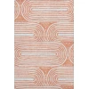 Addison Mayfield Orange AMF540 - 8ft. Round Rug