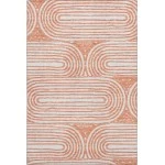 Addison Mayfield Orange AMF540 - 8ft. Round Rug