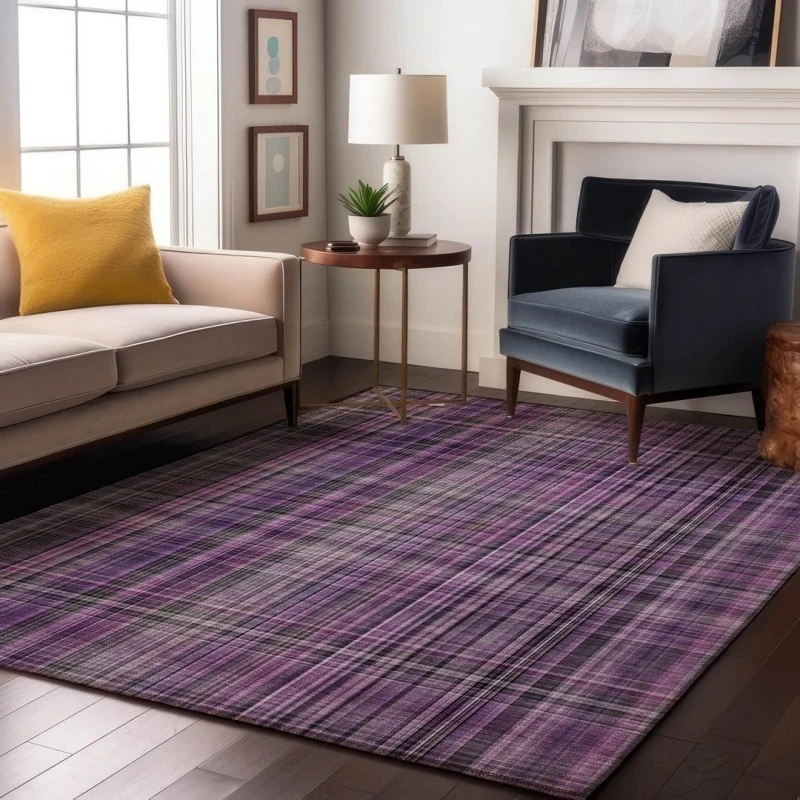 Addison Mayfield Purple AMF541 8ft. x 10ft. Rect. Rug