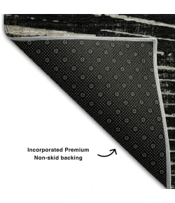 Addison Mayfield Black AMF542 - 8ft. Round Rug