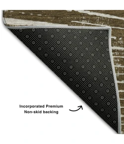 Addison Mayfield Brown AMF542 - 8ft. Round Rug