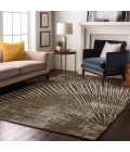 Addison Mayfield Brown AMF542 - 8ft. Round Rug