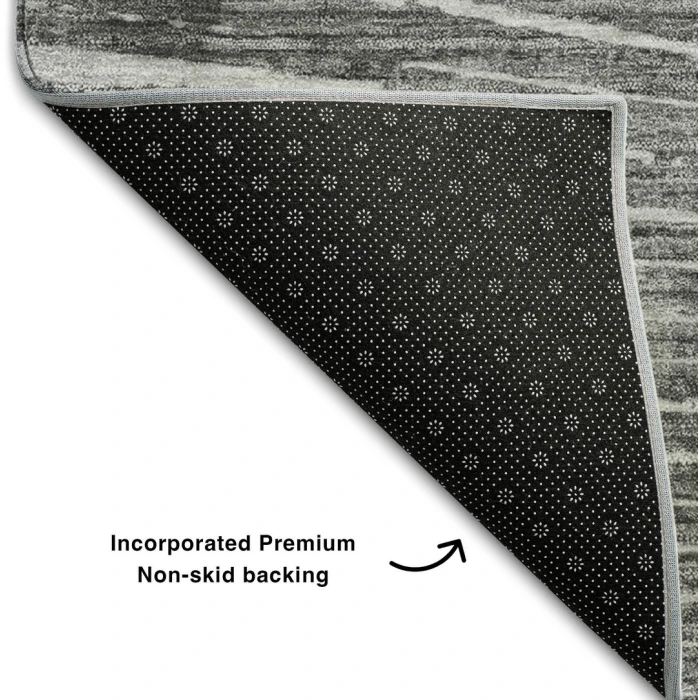Addison Mayfield Gray AMF542 - 8ft. Round Rug