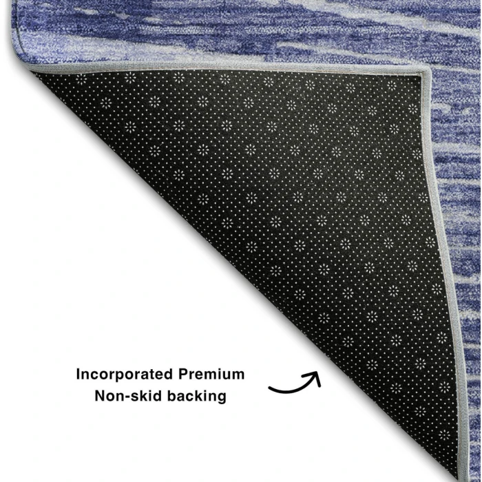 Addison Mayfield Blue AMF542 - 8ft. Round Rug