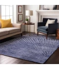 Addison Mayfield Blue AMF542 - 8ft. Round Rug