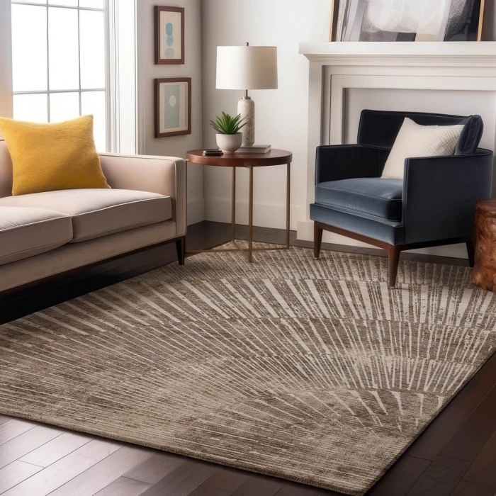 Addison Mayfield Brown AMF542 2ft. 3in. x 7ft. 6in. Rect. Rug