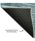 Addison Mayfield Teal AMF542 - 8ft. Round Rug