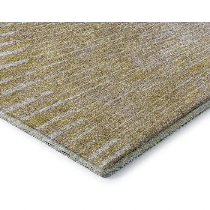 Addison Mayfield Gold AMF542 - 8ft. Round Rug
