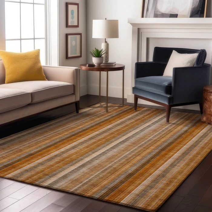 Addison Mayfield Orange AMF543 5ft. x 7ft. 6in. Rect. Rug
