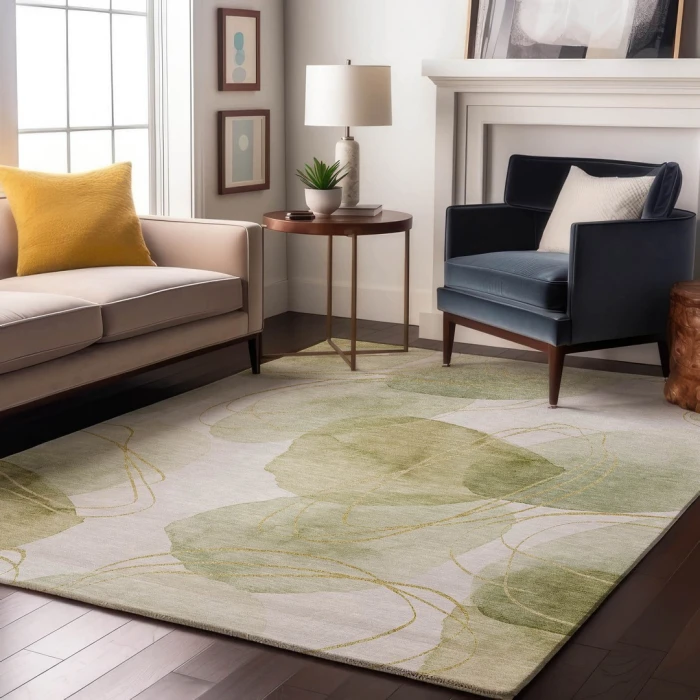 Addison Mayfield Green AMF544 9ft. x 12ft. Rect. Rug
