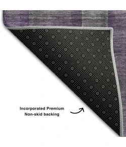 Addison Mayfield Purple AMF548 2ft. 3in. x 7ft. 6in. Rect. Rug