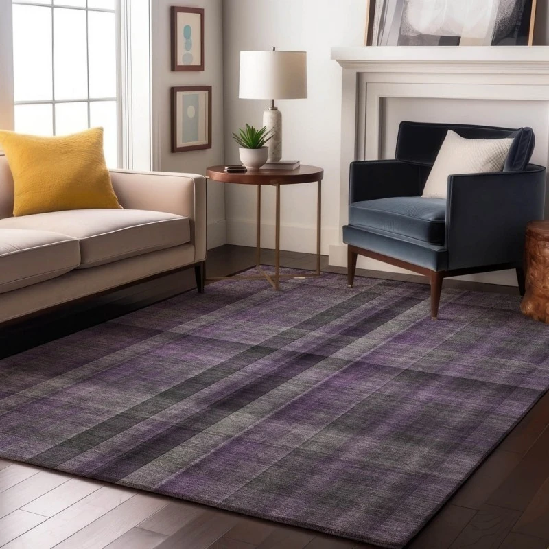 Addison Mayfield Purple AMF548 2ft. 3in. x 7ft. 6in. Rect. Rug