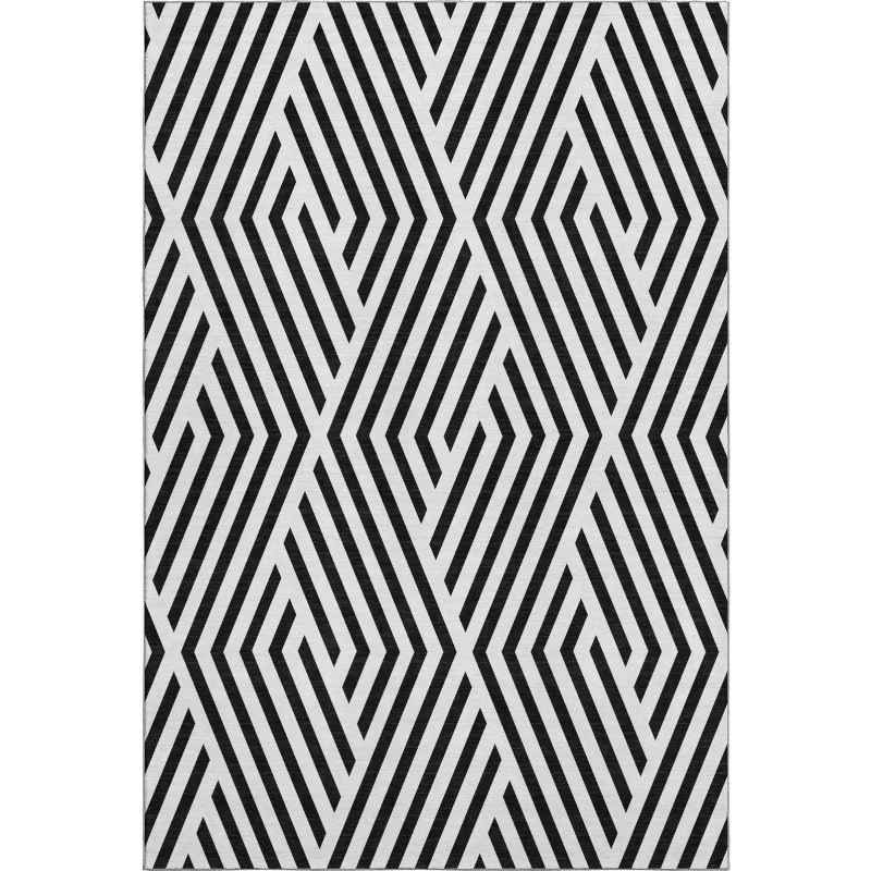 Addison Mayfield Black AMF550 - 8ft. Round Rug