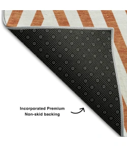 Addison Mayfield Orange AMF550 8ft. x 10ft. Rect. Rug