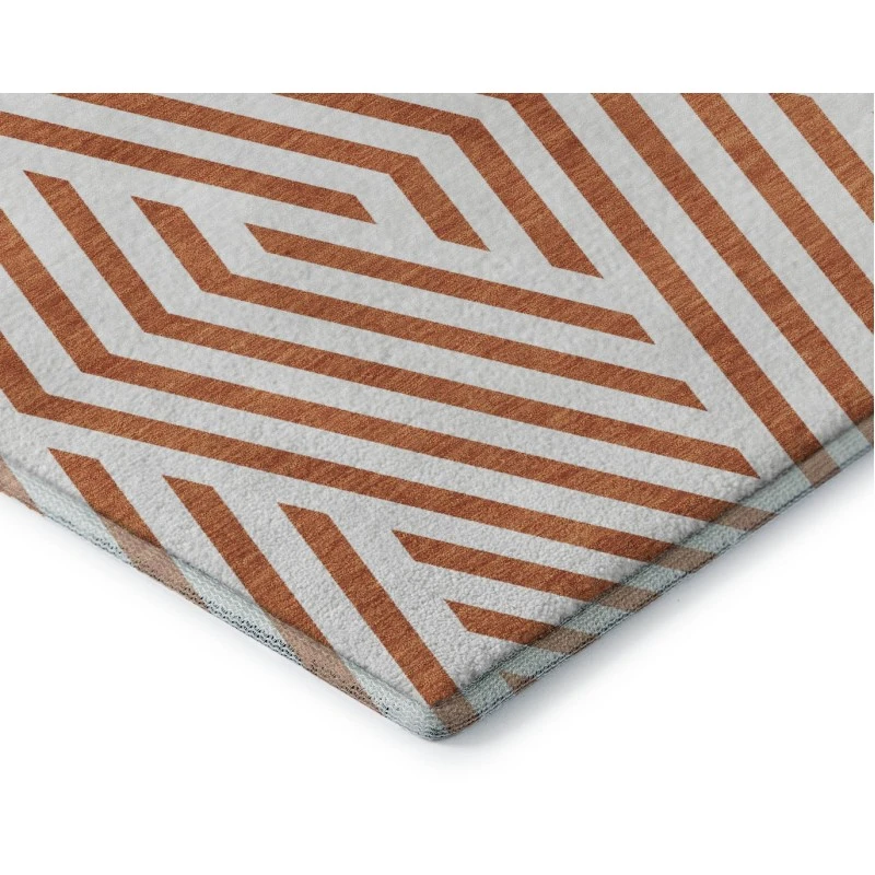 Addison Mayfield Orange AMF550 8ft. x 10ft. Rect. Rug