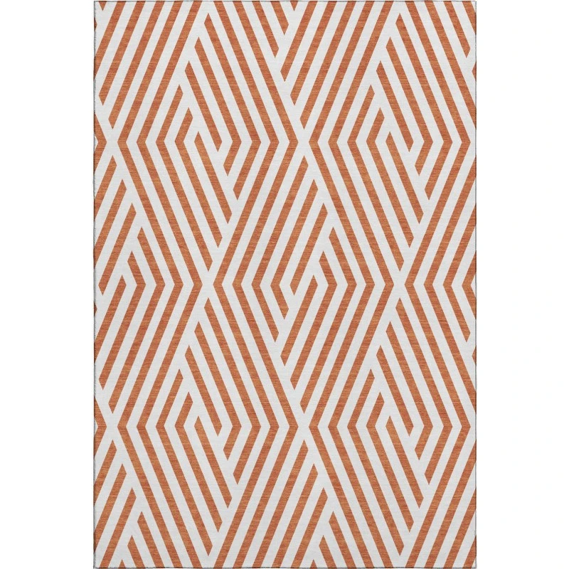 Addison Mayfield Orange AMF550 8ft. x 10ft. Rect. Rug
