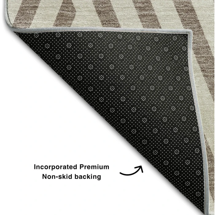 Addison Mayfield Brown AMF550 - 8ft. Round Rug