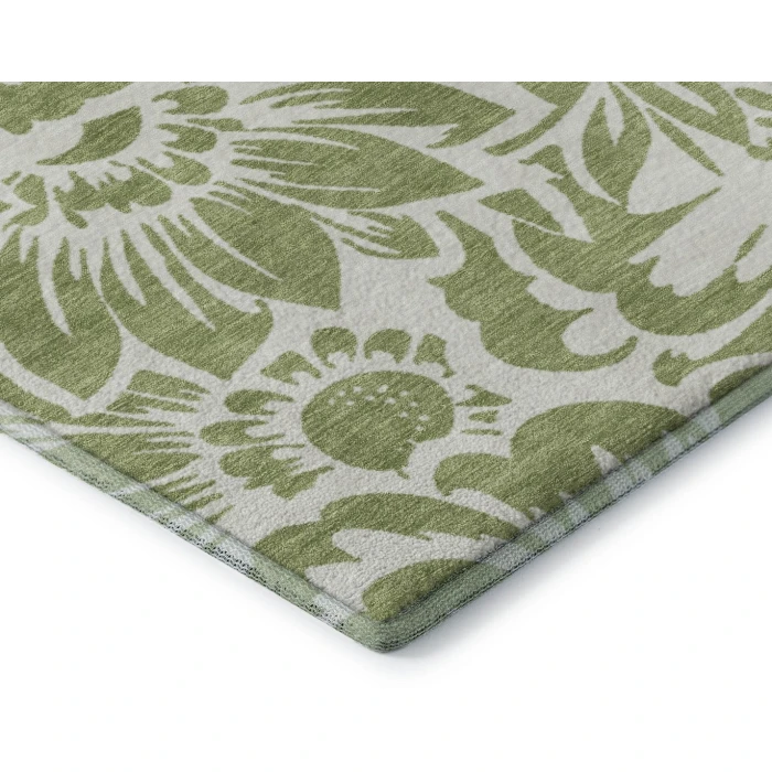 Addison Mayfield Green AMF551 - 8ft. Round Rug