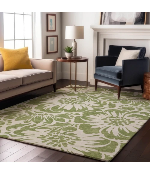 Addison Mayfield Green AMF551 5ft. x 7ft. 6in. Rect. Rug