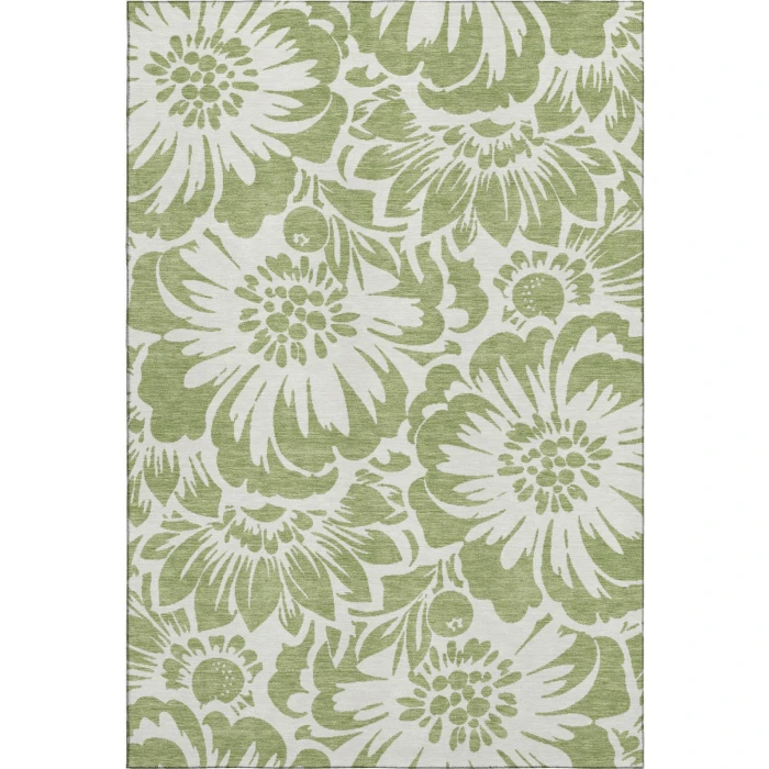 Addison Mayfield Green AMF551 - 8ft. Round Rug