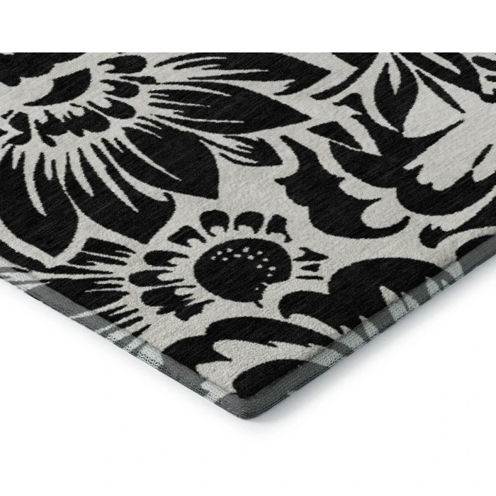 Addison Mayfield Black AMF551 2ft. 3in. x 7ft. 6in. Rect. Rug