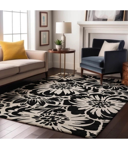 Addison Mayfield Black AMF551 9ft. x 12ft. Rect. Rug