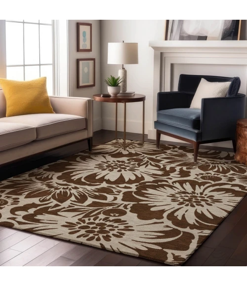 Addison Mayfield Brown AMF551 9ft. x 12ft. Rect. Rug