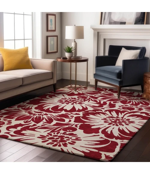 Addison Mayfield Red AMF551 9ft. x 12ft. Rect. Rug